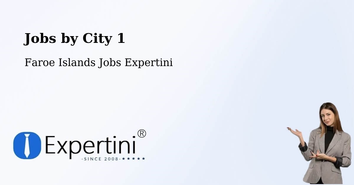 City Jobs in Faroe Islands - Expertini
